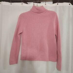 Jeanne Pierre Petites Elegant LambsWool Angora Sweater Pink, Soft, Warm, Classic